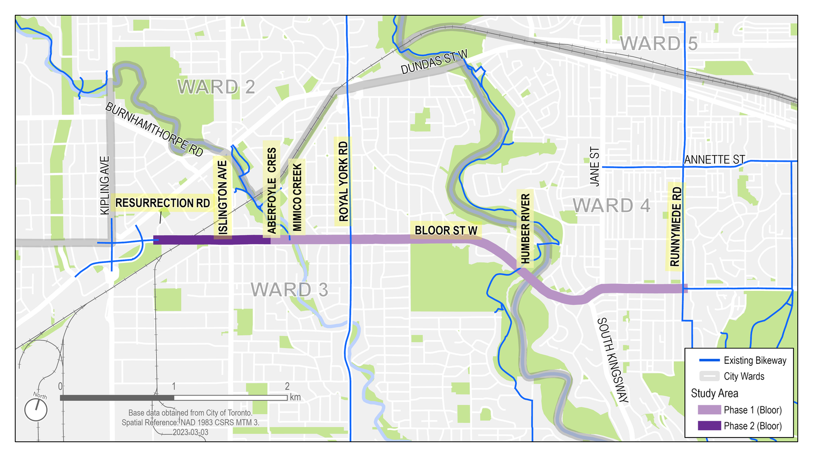 Bloor Street West – Shaw Street to Avenue Road – City of Toronto