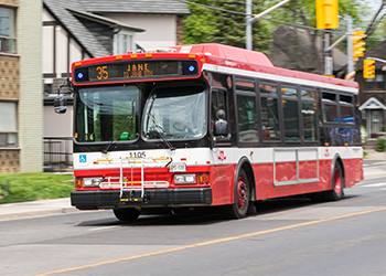35 Jane bus travels along Jane Street.