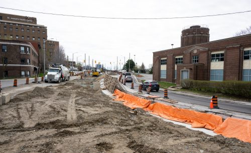 Image of the King Street West, The Queensway, Queen Street West and Roncesvalles Avenue Construction. Please contact Mark De Miglio at kqqr@toronto.ca or 416 392 3074