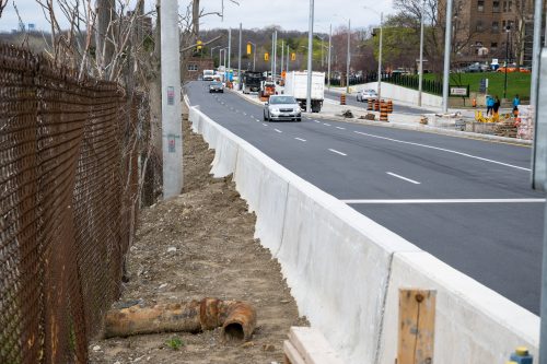 Image of the King Street West, The Queensway, Queen Street West and Roncesvalles Avenue Construction. Please contact Mark De Miglio at kqqr@toronto.ca or 416 392 3074