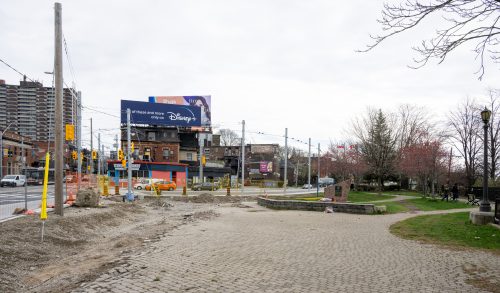 Image of the King Street West, The Queensway, Queen Street West and Roncesvalles Avenue Construction. Please contact Mark De Miglio at kqqr@toronto.ca or 416 392 3074