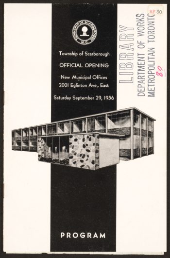 Image depicts cover of event programme