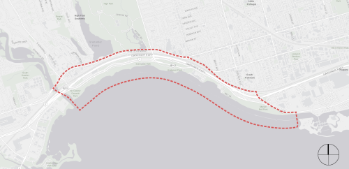 Western Beaches study area map