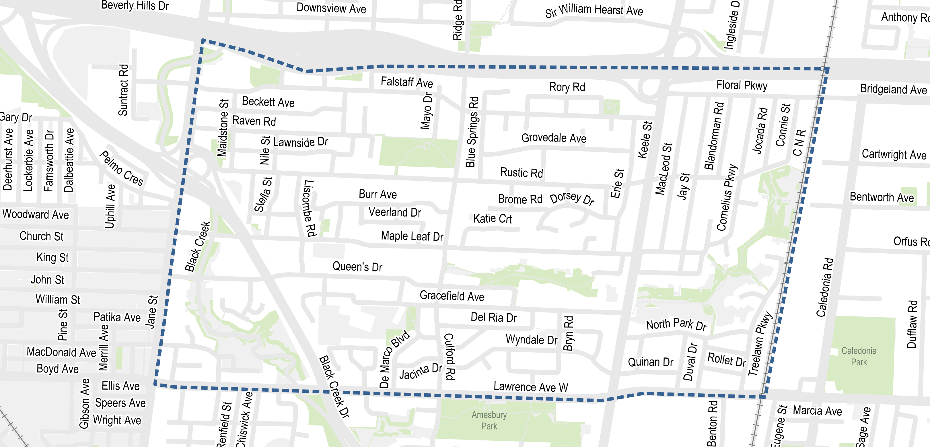 Maple Leaf & Rustic Neighbourhood Streets Plan City of Toronto