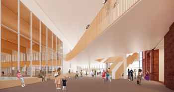 Wabash Community Recreation Centre lobby