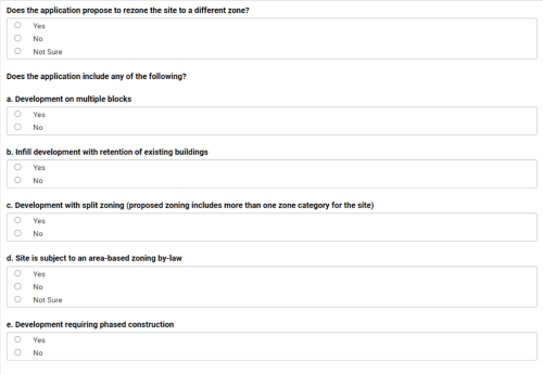 New mandatory section in PAC showing additions to the proposal section.