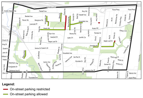 Maple Leaf and Rustic Neighbourhood Streets Plan - Proposed Changes to Parking