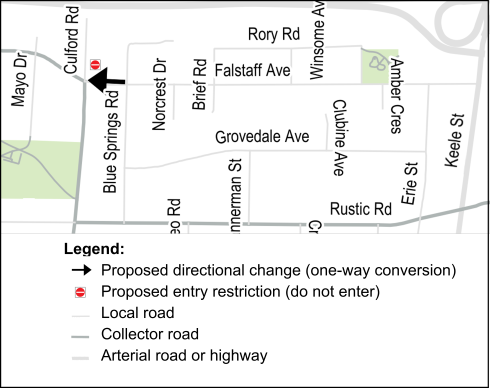 Maple Leaf and Rustic Neighbourhood Streets Plan - Proposed Changes for Falstaff Avenue