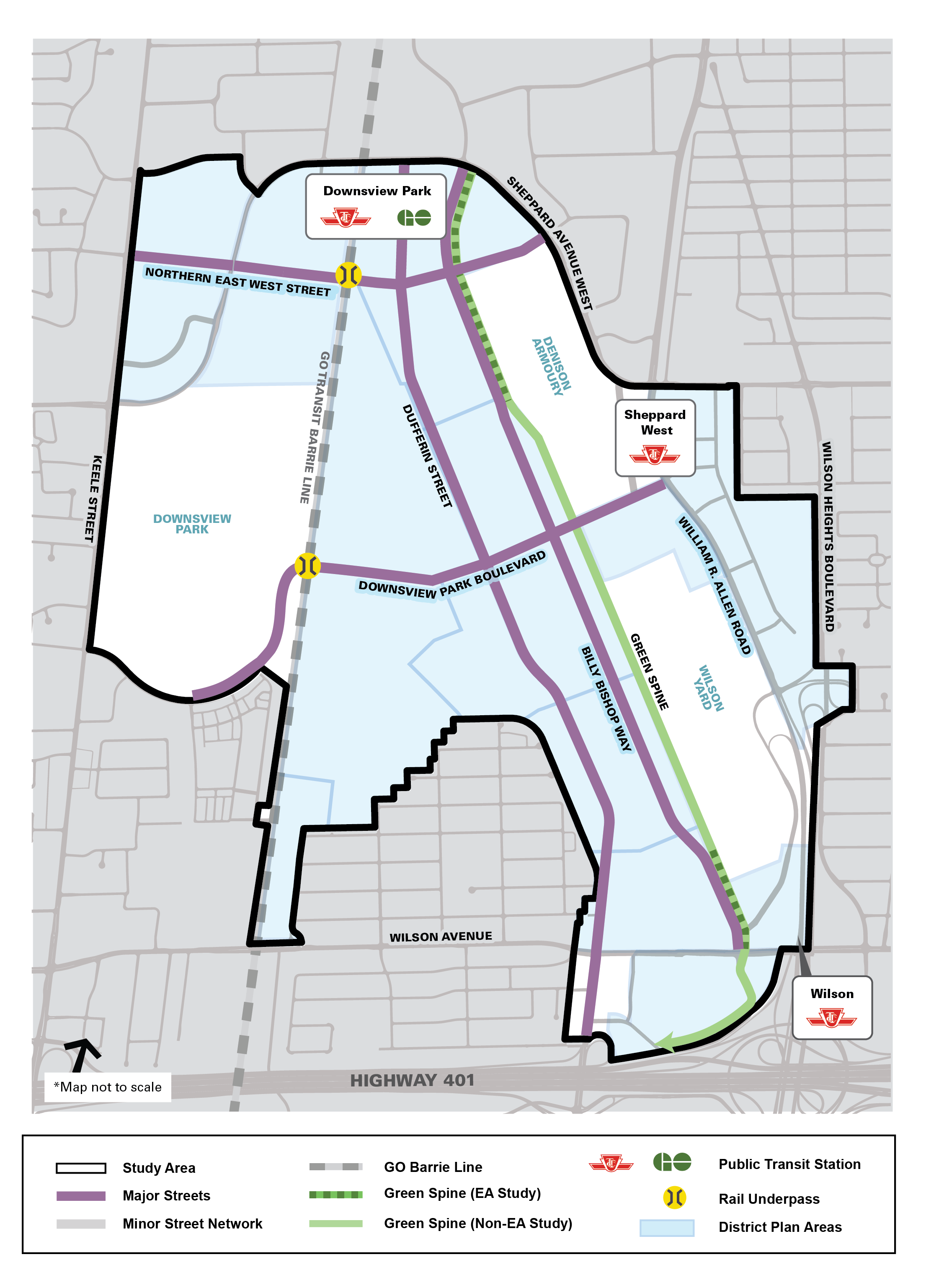 Downsview Environmental Assessment Project Map