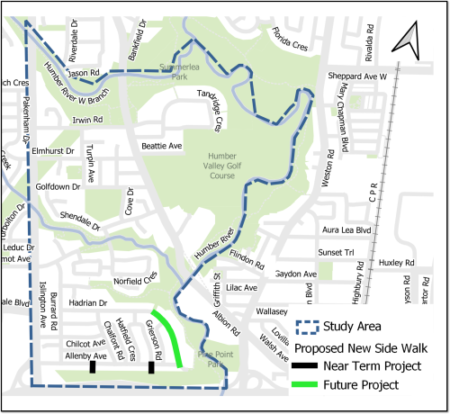 Proposed New Side Walk