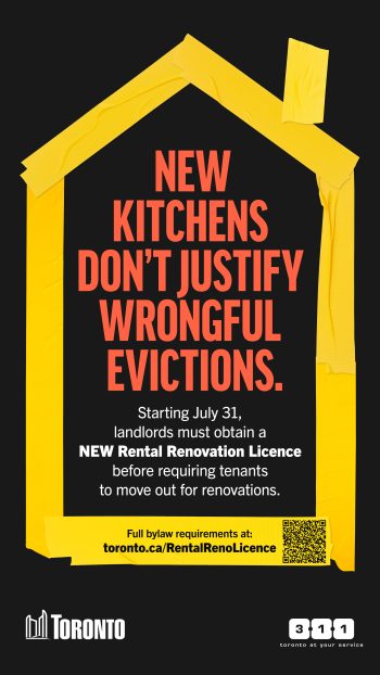 An infographic for the Rental Renovation Licence bylaw campaign.