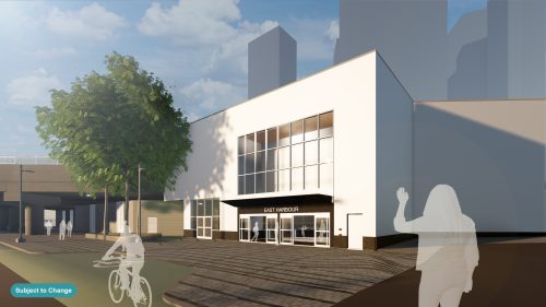 Artist rendering of the East Harbour Transit Hub