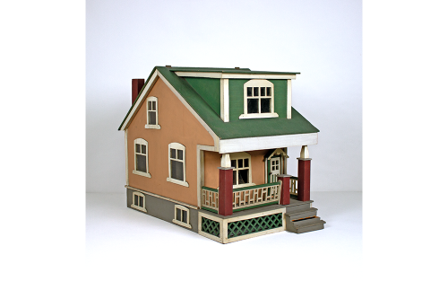 Dollhouse on a white background