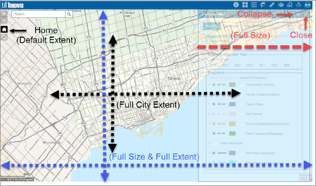 Toronto Maps Seeing the map full size