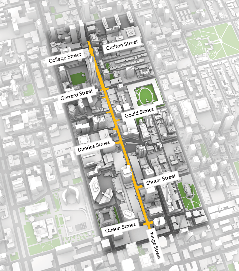 Yellowmap Toronto yongeTOmorrow – City of Toronto