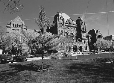 Ontario Legislative Building at Queen's Park.