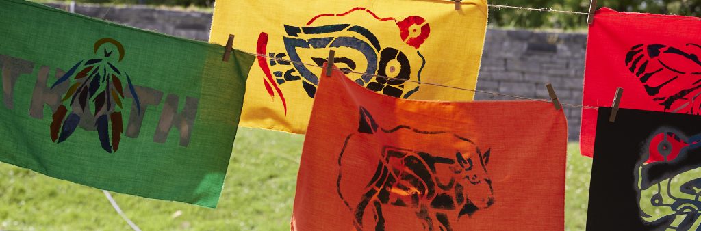 Painted flags