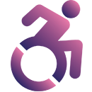 Icon of wheelchair user