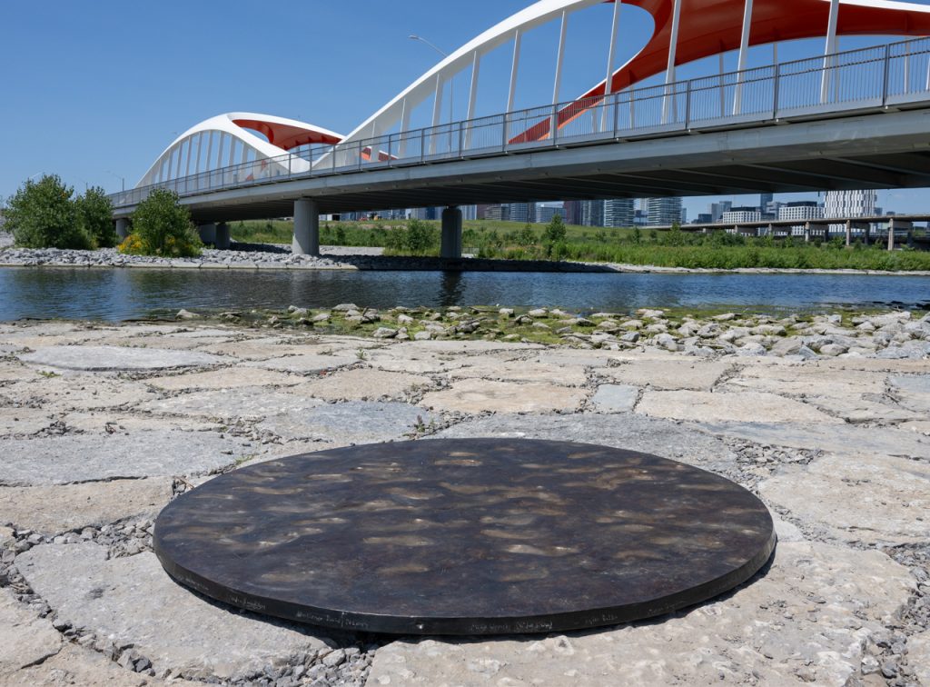 Public art piece Trajet.