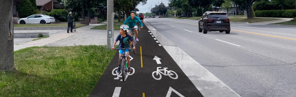 Artist rendering of Rathburn Road - Segment 2