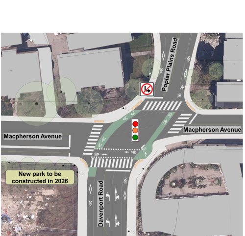 An aerial design drawing as described