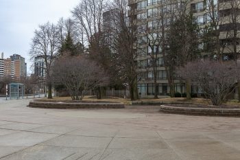 Photo of Dundas-Islington site where public artwork will go