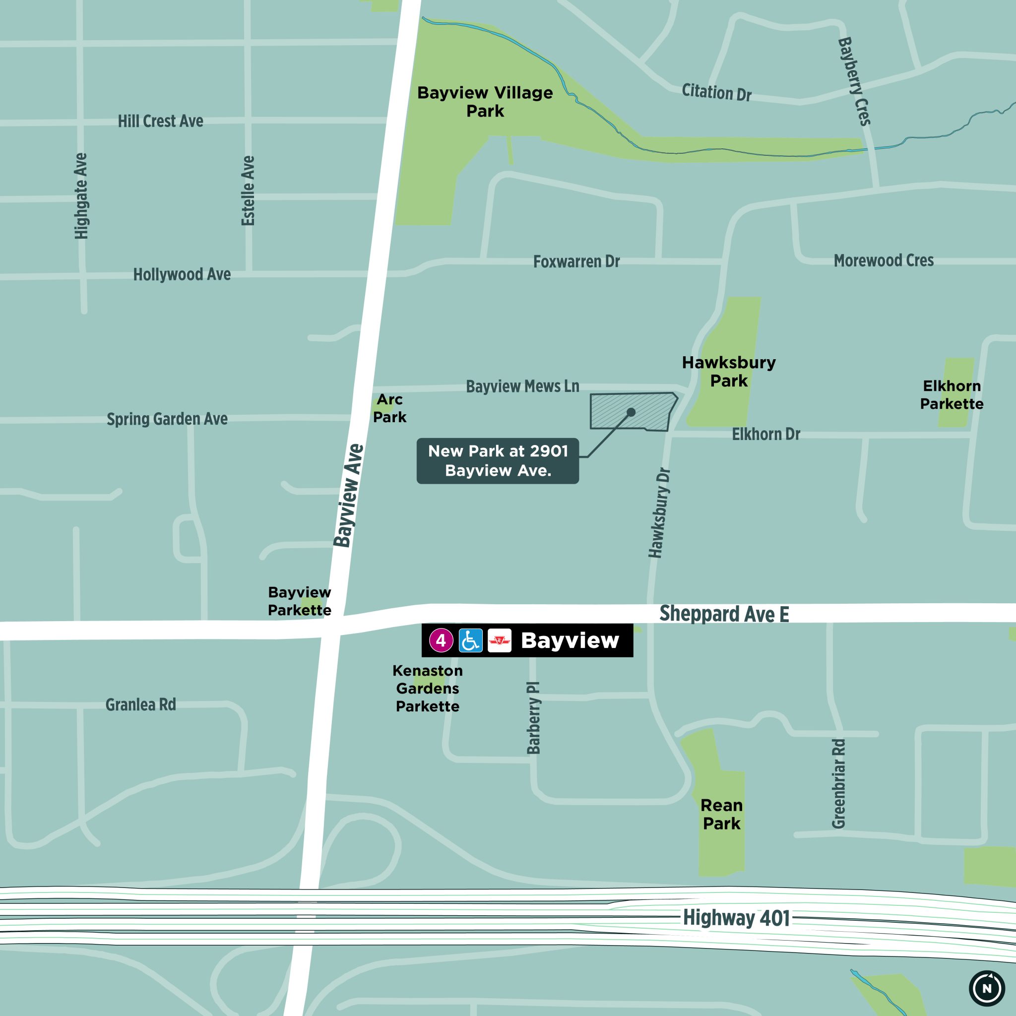 New Park At 2901 Bayview Avenue City Of Toronto 8e73 Location Map 2901 Bayview Avenue 2048x2048 