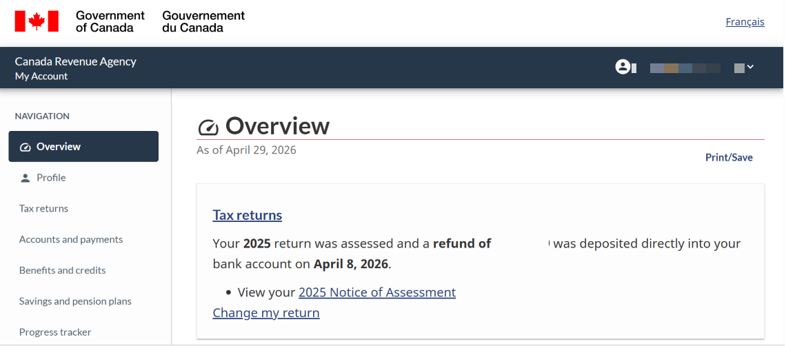 Canada Revenue Agency - Overview