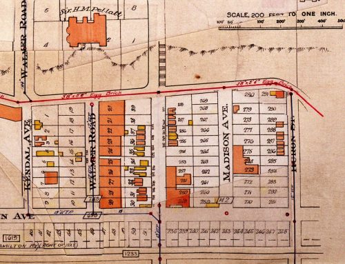 Detail from Fire Insurance plan