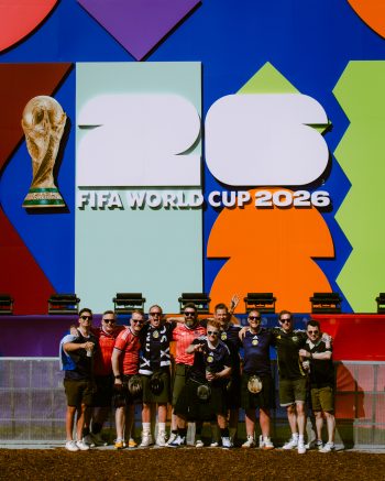fans enjoying themselves at FIFA Fan Festival