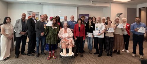 Mayor Chow, City Councillors Ainslie, Crisanti and Matlow presented Excellence in Volunteering Awards to volunteers in the community and long-term care homes.