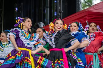 Group of costumed dancers