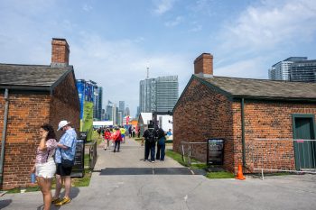 Entryway to festival