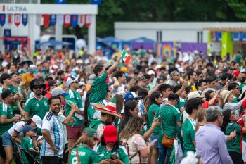Crowd of fans