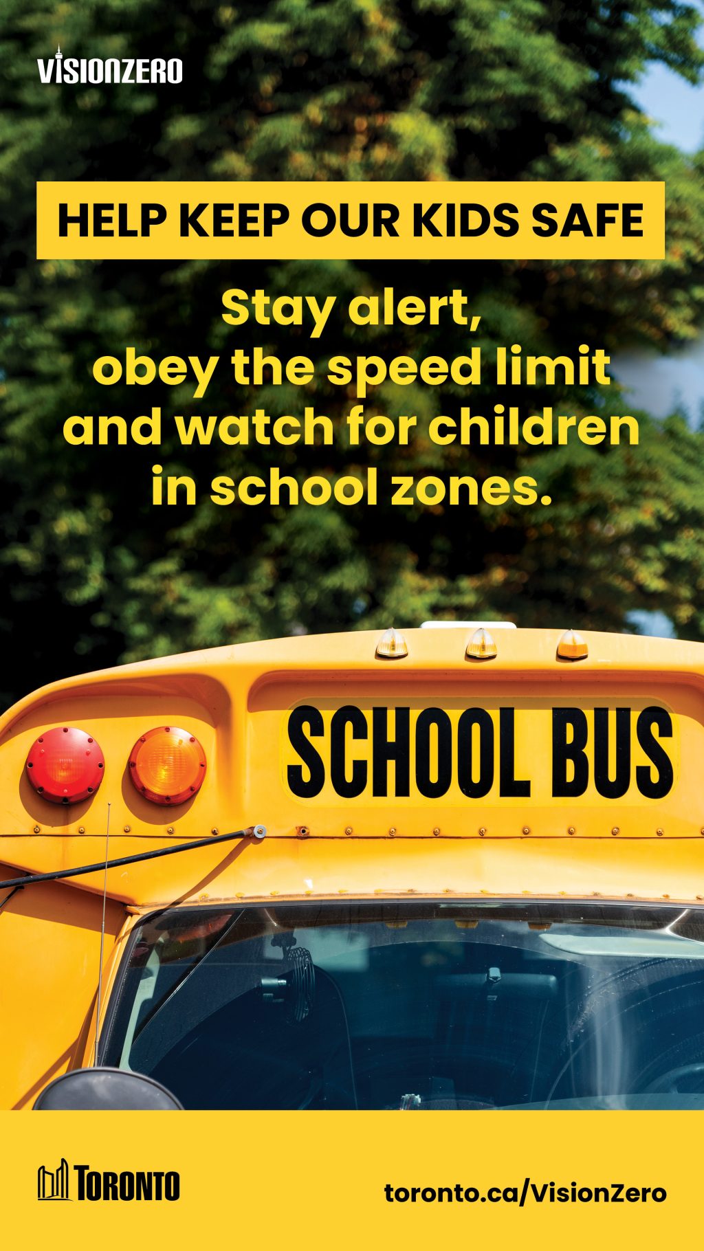 Image of a yellow school bus