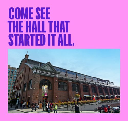 Text in this market, they found everything to build an entire city over image of St Lawrence Market
